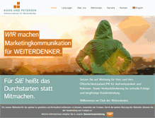 Tablet Screenshot of karg-und-petersen.de